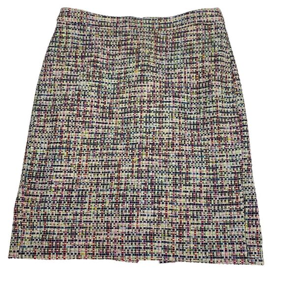 J. Crew Colorful Tweed Midi Skirt - Picture 9 of 9